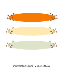 Ilustração decorativa de planejador de notas em branco bonito