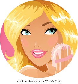 Cute blonde Fundament