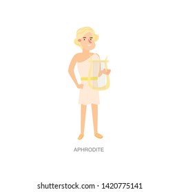 Cute blonde man ancient mythology apollo greek god