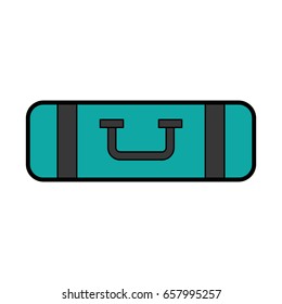cute blue bag of camping