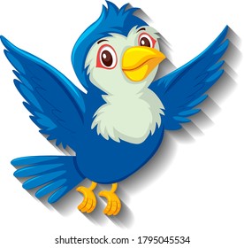 Cute Blue Bird Cartoon Stock Vector (Royalty Free) 475041247 | Shutterstock