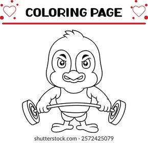 cute blue bird coloring page for kids