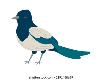 Cute Blue Bird Isolated Icon