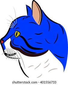 Cute Blue Cat
