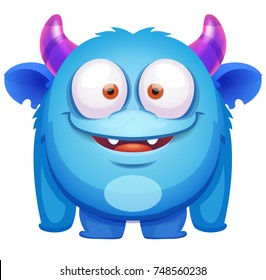 Cute Blue Monster