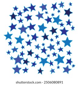 cute  blue  stars  pattern  vector