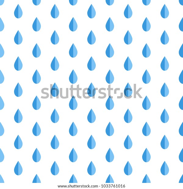 Cute Blue Symmetry Water Droplet Paperwork Stock Vector (Royalty Free ...