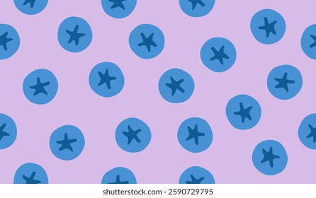 Cute blueberry fruits pattern background vector design