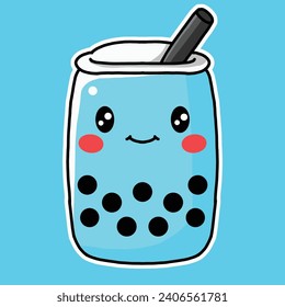 CUTE BOBA CHARACTER VEKTORGRAFIK