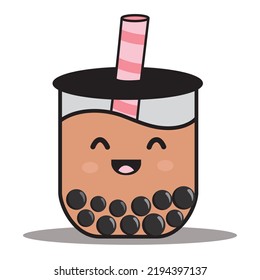 Cute Boba Drink Vektorgrafik 