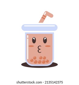 Cute Boba Drink For Your Icon In Design Or Brand