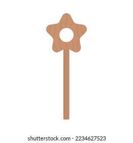 Cute boho baby toy in Scandinavian style