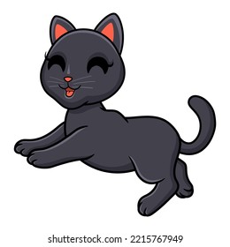 Cute bombay cat cartoon posing