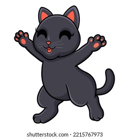 Cute bombay cat cartoon posing