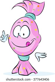 cute bonbon illustration - vector character