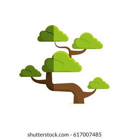 cute bonsai tree icon