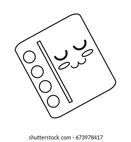 Cute book cartoon