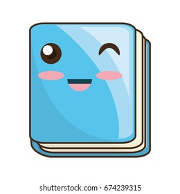 Cute book cartoon