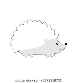 cute book vector hedgehog nature