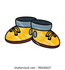 Cute boots cartoon