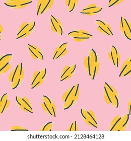 Cute botanical seamless pattern with tulips. Vector background, print, design
