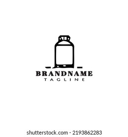 cute bottle logo icon design modern vector illustration
