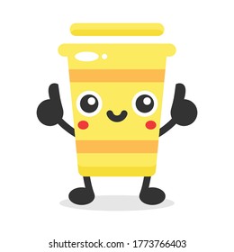 the cute bottle mascot characters