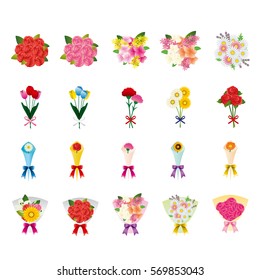 Cute bouquet of flowers.