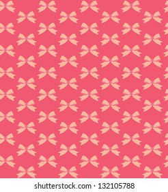 cute bow pattern. vector illustration