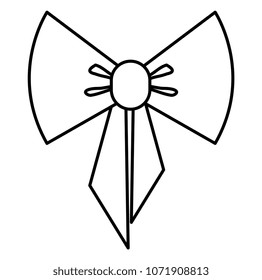 cute bow ribbon decorative