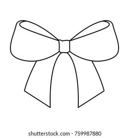 cute bow ribbon tied decoration ornament