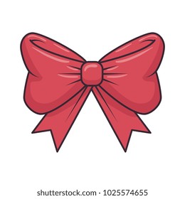 cute bow tie decorative icon