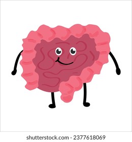 Cute bowel on white background