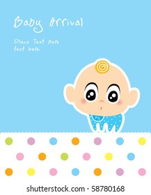 cute boy arrival
