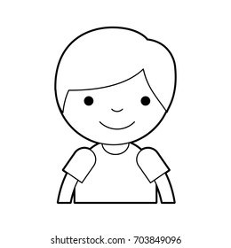 cute boy avatar character