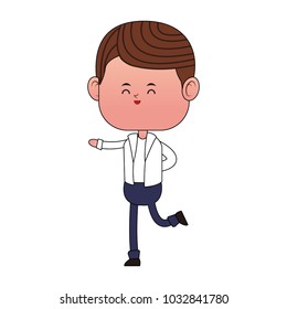 Cute boy cartoon
