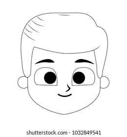 Cute boy cartoon