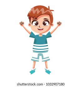 Cute boy cartoon