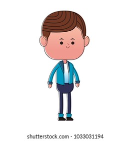 Cute boy cartoon