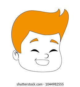 Cute boy cartoon