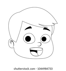 Cute boy cartoon