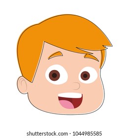 Cute boy cartoon