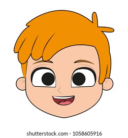 Cute boy cartoon