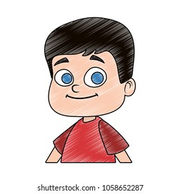 Cute boy cartoon