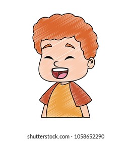 Cute boy cartoon
