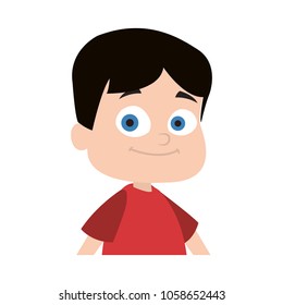 Cute boy cartoon