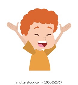 Cute boy cartoon