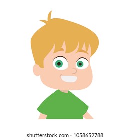 Cute boy cartoon