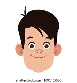 Cute boy cartoon
