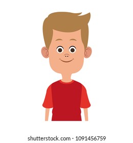 Cute boy cartoon